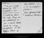 Letter from Katharine Hooker to John Muir, [1909 ?] Dec 12. by Katharine Hooker
