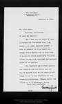 Letter from Geo[rge] Otis Smith to John Muir, 1909 Dec 8. by Geo[rge] Otis Smith