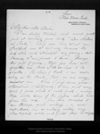 Letter from Alice Morse Earle to John Muir, [ca. 1909 ?]. by Alice Morse Earle