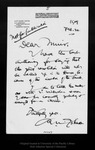 Letter from R[obert] U[nderwood] Johnson to John Muir, 1909 Feb 24. by R[obert] U[nderwood] Johnson
