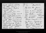 Letter from Marian O. Hooker to John Muir, 1909 Mar 31. by Marian O. Hooker