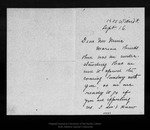 Letter from Katharine Hooker to John Muir, [1909 ?] Sep 16. by Katharine Hooker