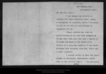 Letter from C. J. Scott to John Muir, 1910 Feb 19. by C J. Scott