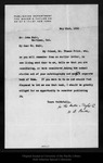 Letter from W[illiam] B[elmont] Parker to John Muir, 1910 May 31. by W[illiam] B[elmont] Parker