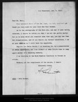 Letter from A[ntonie] Schmitt to John Muir, 1910 Jan 6 . by A[ntonie] Schmitt