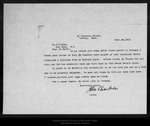 Letter from Allen Chamberlain to W[illiam] F. Bade, 1910 Sep 24. by Allen Chamberlain