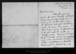 Letter from Mary Beal to John Muir, 1910 Mar 14. by Mary Beal