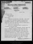 Letter from Richard B. Watrous to William F. Bade, 1910 Jul 27. by Richard B. Watrous