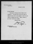 Letter from W[illia]m H. Taft to John Muir, 1910 Feb 19. by W[illia]m H. Taft