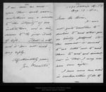 Letter from Jos. Worcester to John Muir, 1910 Aug 17. by Jos Worcester