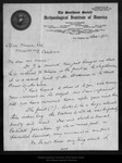 Letter from Hector Alliot to John Muir, 1910 Dec 1. by Hector Alliot