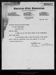 Letter from Richard B. Watrous to William F. Bade, 1910 Jul 28. by Richard B. Watrous