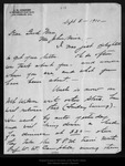 Letter from [Alice Spencer Jones] to John Muir, 1910 Sep 2. by [Alice Spencer Jones]
