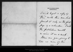 Letter from Florence Merriam Bailey to John Muir, [ca. 1910 ?]. by Florence Merriam Bailey