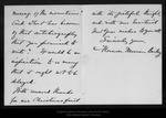 Letter from Florence Merriam Bailey to John Muir, [ca. 1910 ?]. by Florence Merriam Bailey