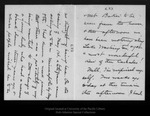 Letter from Clara Barrus to John Muir, 1910 May 14. by Clara Barrus