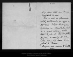 Letter from Clara Barrus to John Muir, 1910 May 14. by Clara Barrus