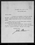 Letter from John Muir to [William] Colby, 1911 Apr 15. by John Muir