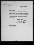 Letter from W[illia]m H. Taft to John Muir, 1912 Dec 18. by W[illia]m H. Taft