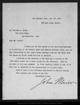 Letter from John Muir to [William] Colby, 1911 Jan 27. by John Muir
