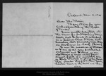 Letter from C[harles] W[alter] Carruth to John Muir, 1911 Mar 4. by C[harles] W[alter] Carruth