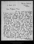 Letter from G. H. Sayre to John Muir, 1912 Dec 13. by G H. Sayre