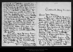 Letter from C[harles] W[alter] Carruth to John Muir, 1912 May 31. by C[harles] W[alter] Carruth