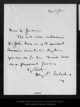 Letter from Henry Prather Fletcher to [?] Jenkins, [ca. 1911] Nov 14. by Henry Prather Fletcher