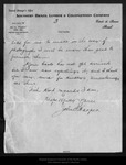 Letter from John P. Harper to John Muir, 1912 Jul 29. by John P. Harper