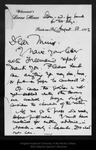 Letter from R[obert] U[nderwood] Johnson to John Muir, 1912 Aug 10. by R[obert] U[nderwood] Johnson
