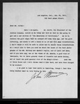 Letter from John Muir to [William] Colby, 1911 Jan 30. by John Muir