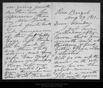 Letter from John Muir to Wanda [Muir Hanna], 1911 Aug 29. by John Muir