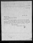 Letter from F[rancis] J. G[arrison] to John Muir, 1911 Apr 27. by F[rancis] J. G[arrison]