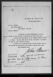 Letter from John Muir to R[obert] U[nderwood] Johnson, 1911 Mar 31. by John Muir