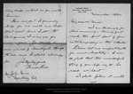 Letter from Thomas Price to John Muir, 1912 Nov 12. by Thomas Price