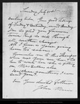 Letter from John Muir to Helen [Muir Funk], [1912 ?] Jul 21. by John Muir