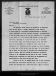 Letter from Howard Palmer to John Muir, 1912 Sep 17. by Howard Palmer