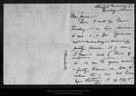 Letter from Charlotte [H. Kellogg] to [John Muir], [ca. 1912 ?]. by Charlotte [H. Kellogg]