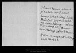 Letter from Margaret Whitney to John Muir, 1914 Jan 27. by Margaret Whitney