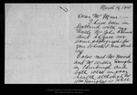 Letter from W[illia]m Rennie, Jr. to John Muir, 1914 Mar 16. by W[illia]m Rennie, Jr.