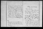 Letter from [Ann G. Muir] to Daniel [H. Muir], 1886 Feb 18. by [Ann G. Muir]
