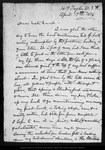 Letter from John Muir to Sarah [Muir Galloway], 1876 Apr 17. by John Muir