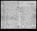 Letter from [John Muir] to [Jeanne C. Carr], 1872 Dec 25. by [John Muir]