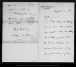 Letter from William H. Rideing to John Muir, 1882 Aug 29. by William H. Rideing