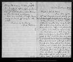 Letter from N. D. Stebbins to John Muir, 1878 Apr 29. by N D. Stebbins