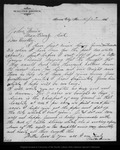 Letter from Walter Brown to John Muir, 1886 Feb 3. by Walter Brown