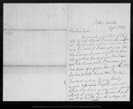 Letter from Lena Vanderbilt to [Louie] Muir, 1881 Sep 11. by Lena Vanderbilt