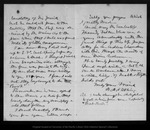 Letter from N. D. Stebbins to John Muir, 1885 Sep 14. by N D. Stebbins