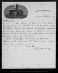 Letter from Cha[rle]s H. Allen to Dr. Congden, 1877 Sep 5. by Cha[rle]s H. Allen