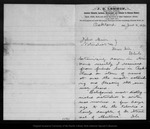 Letter from J[ohn] G[ill] Lemmon to John Muir, 1880 Jun 4. by J[ohn] G[ill] Lemmon